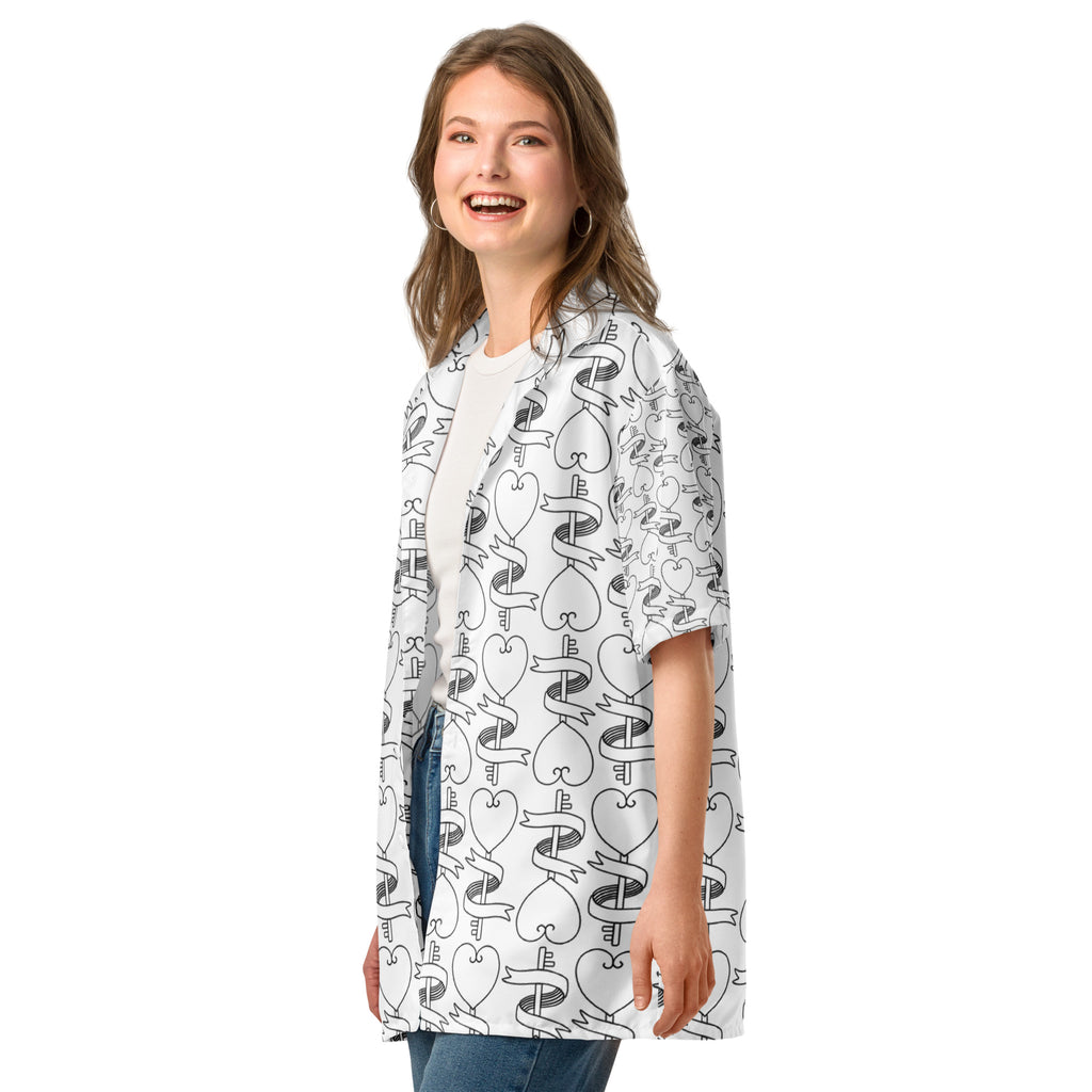 Unisex Button Shirt button shirt AwRans Clothing all-over-print-unisex-button-shirt-white-left-front-67c4f68ce8e5c
