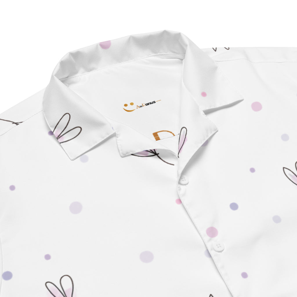 Unisex Button Shirt button shirt AwRans Clothing all-over-print-unisex-button-shirt-white-product-details-67c4f5cb4cfde