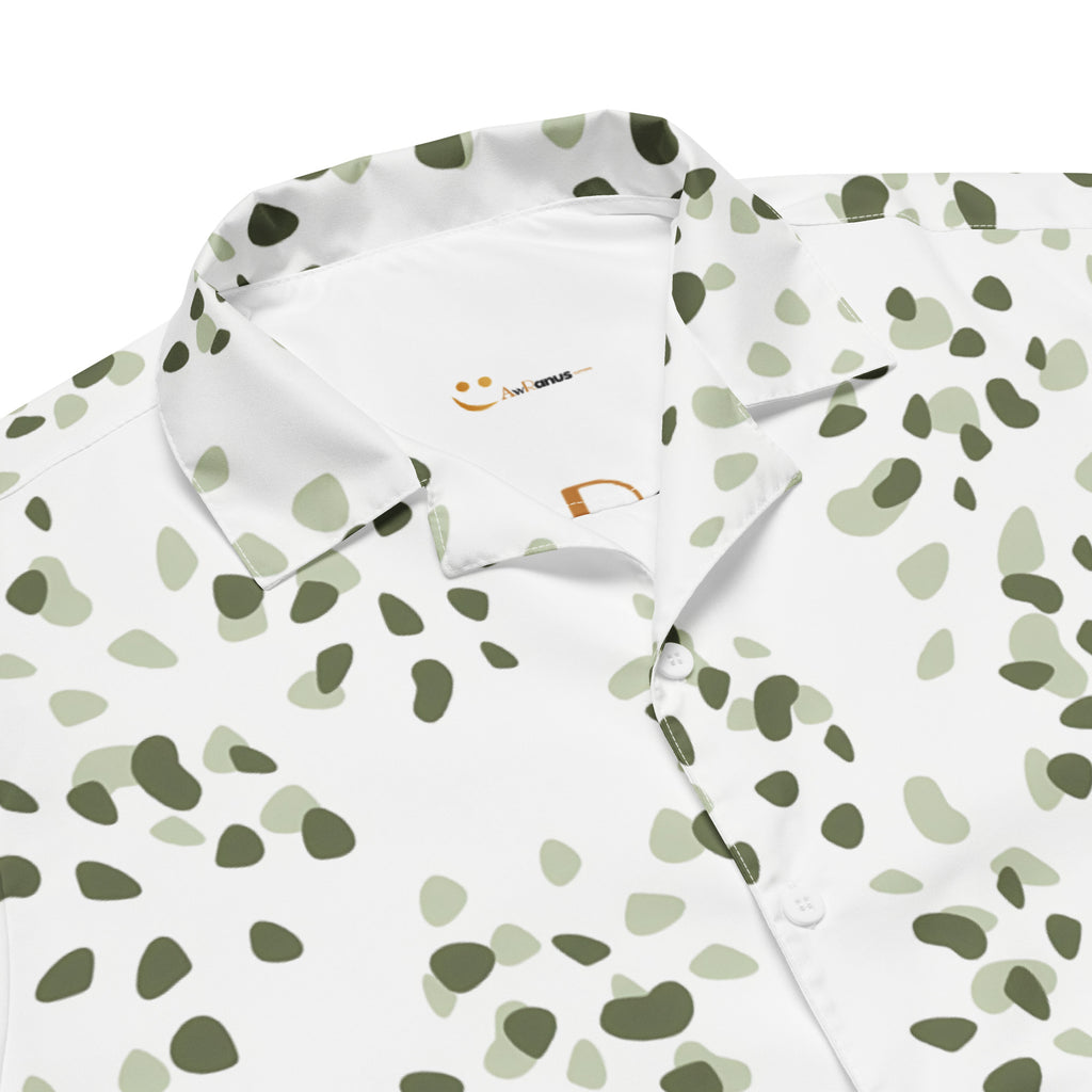 Unisex Button Shirt button shirt AwRans Clothing all-over-print-unisex-button-shirt-white-product-details-67c4f79143029