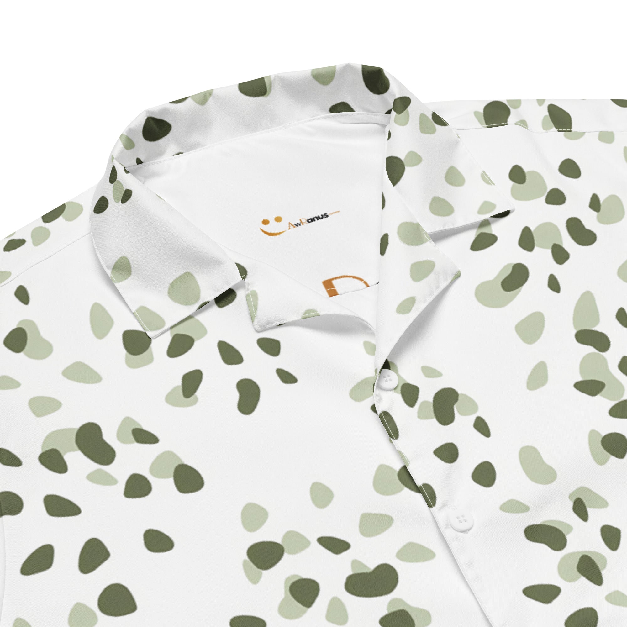 Unisex Button Shirt button shirt AwRans Clothing all-over-print-unisex-button-shirt-white-product-details-67c4f79143029