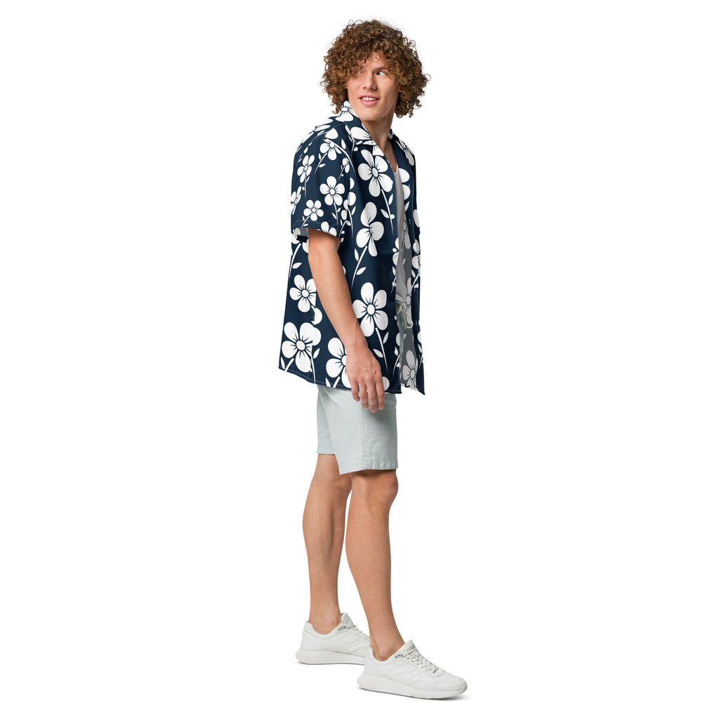 Unisex Button Shirt button shirt AwRans Clothing all-over-print-unisex-button-shirt-white-right-67c4f37b7aa29