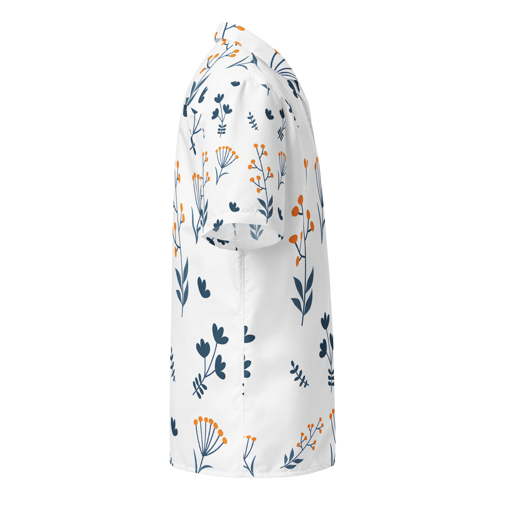 Unisex Button Shirt button shirt AwRans Clothing all-over-print-unisex-button-shirt-white-right-67c4f65700cb0