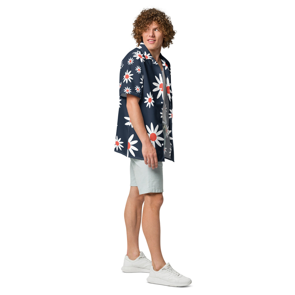 Unisex Button Shirt button shirt AwRans Clothing all-over-print-unisex-button-shirt-white-right-67c4f6e057068