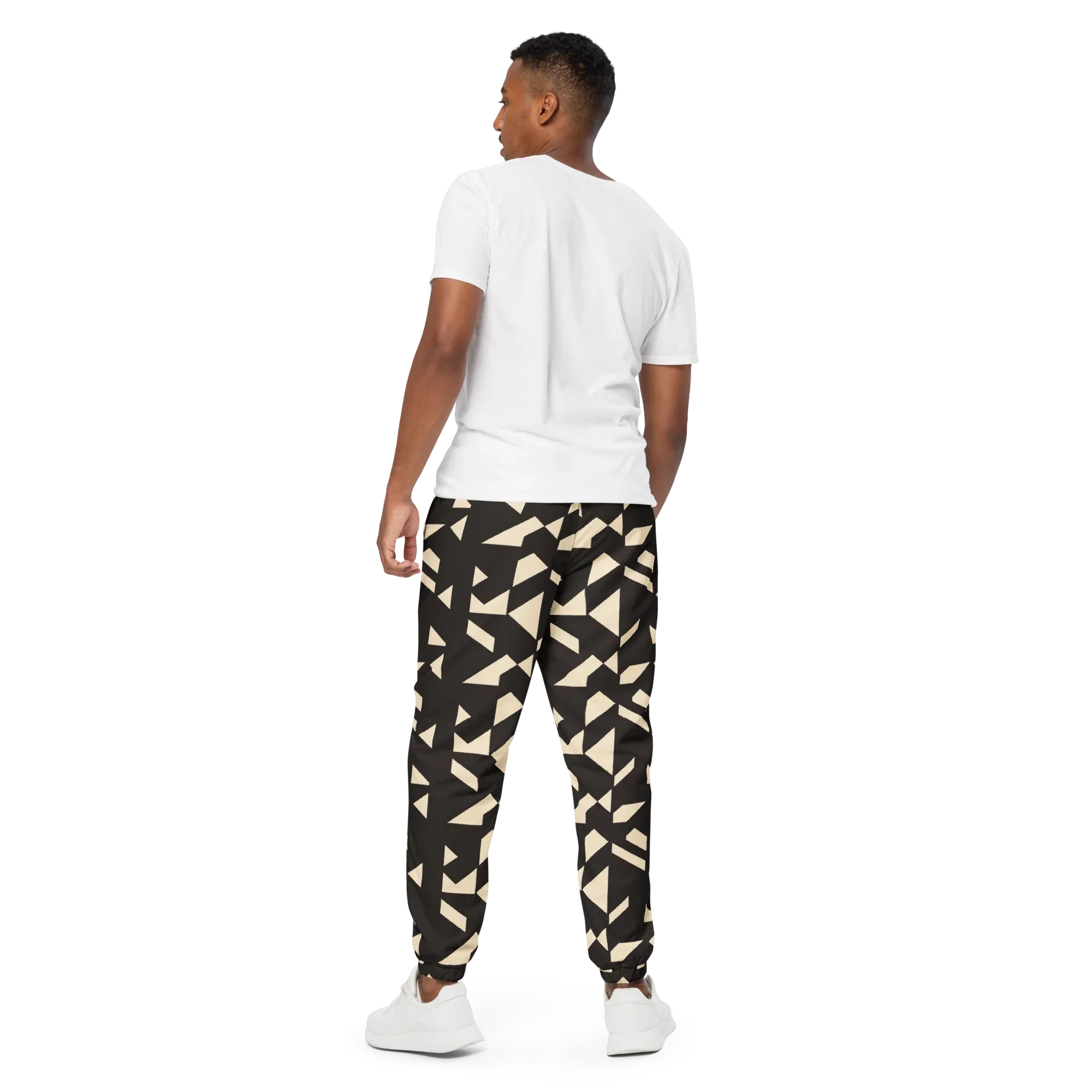 Unisex | Track Pants Track Pants AwRans Clothing all-over-print-unisex-track-pants-black-back-675234903167b