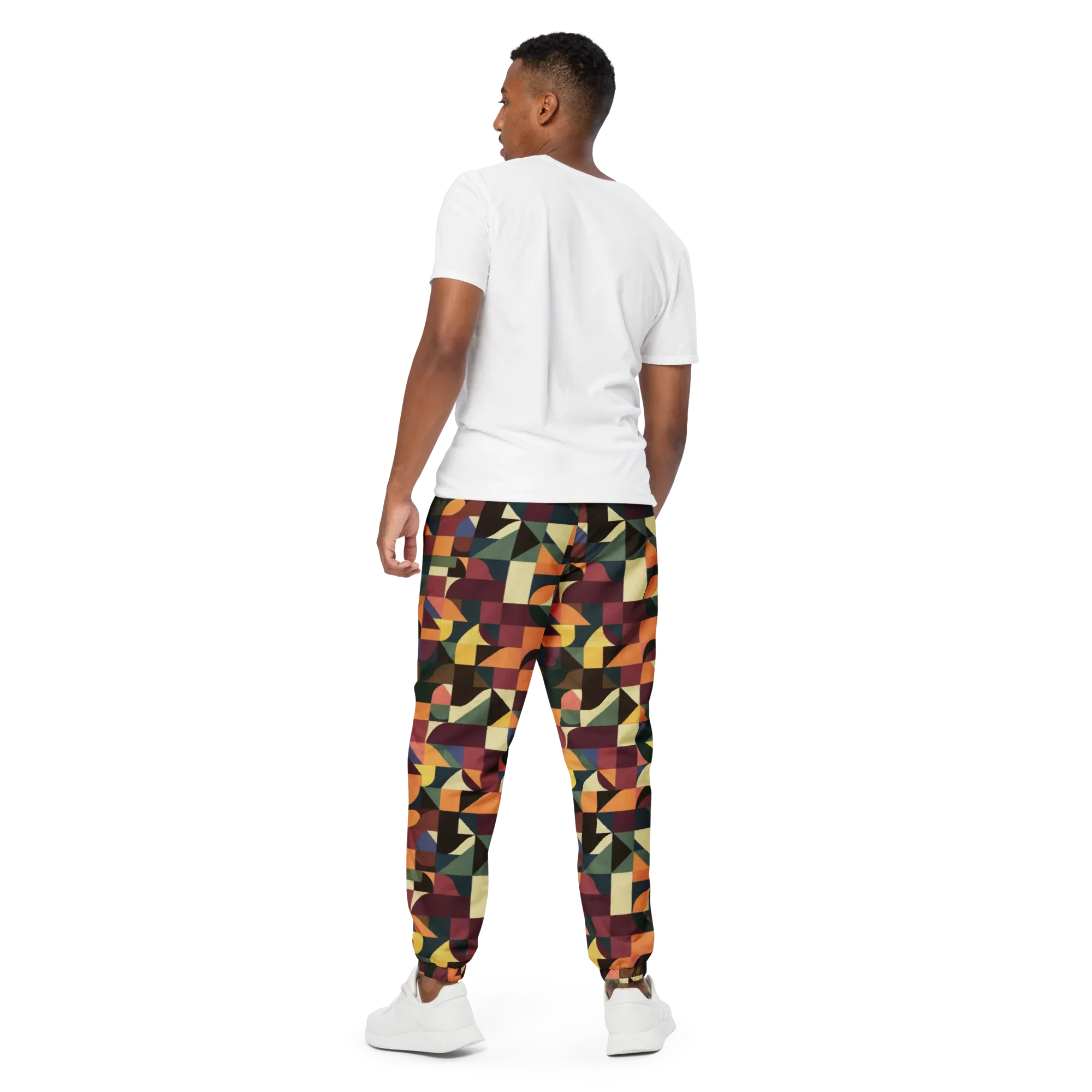 Unisex | Track Pants Track Pants AwRans Clothing all-over-print-unisex-track-pants-black-back-675235e078082