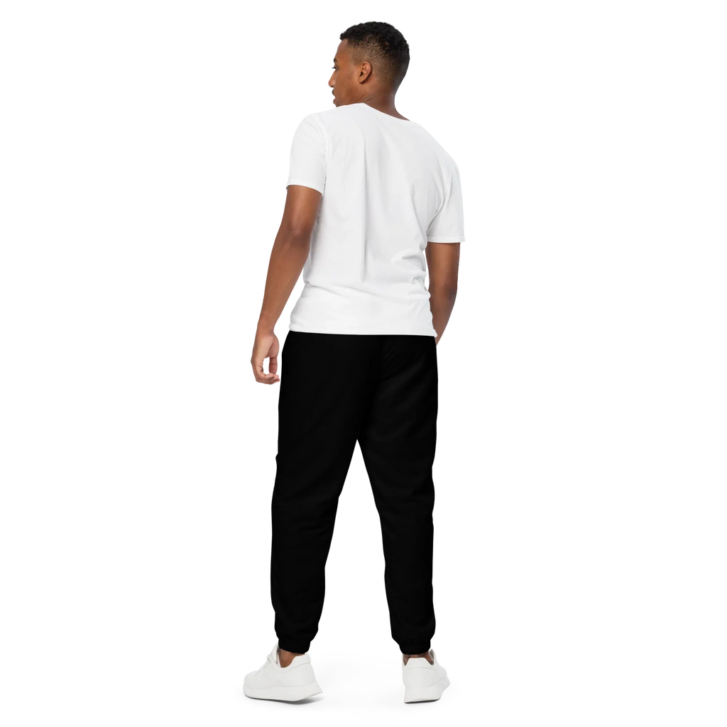 Unisex | Black Track Pants Track Pants AwRans Clothing all-over-print-unisex-track-pants-black-back-67523675ea580