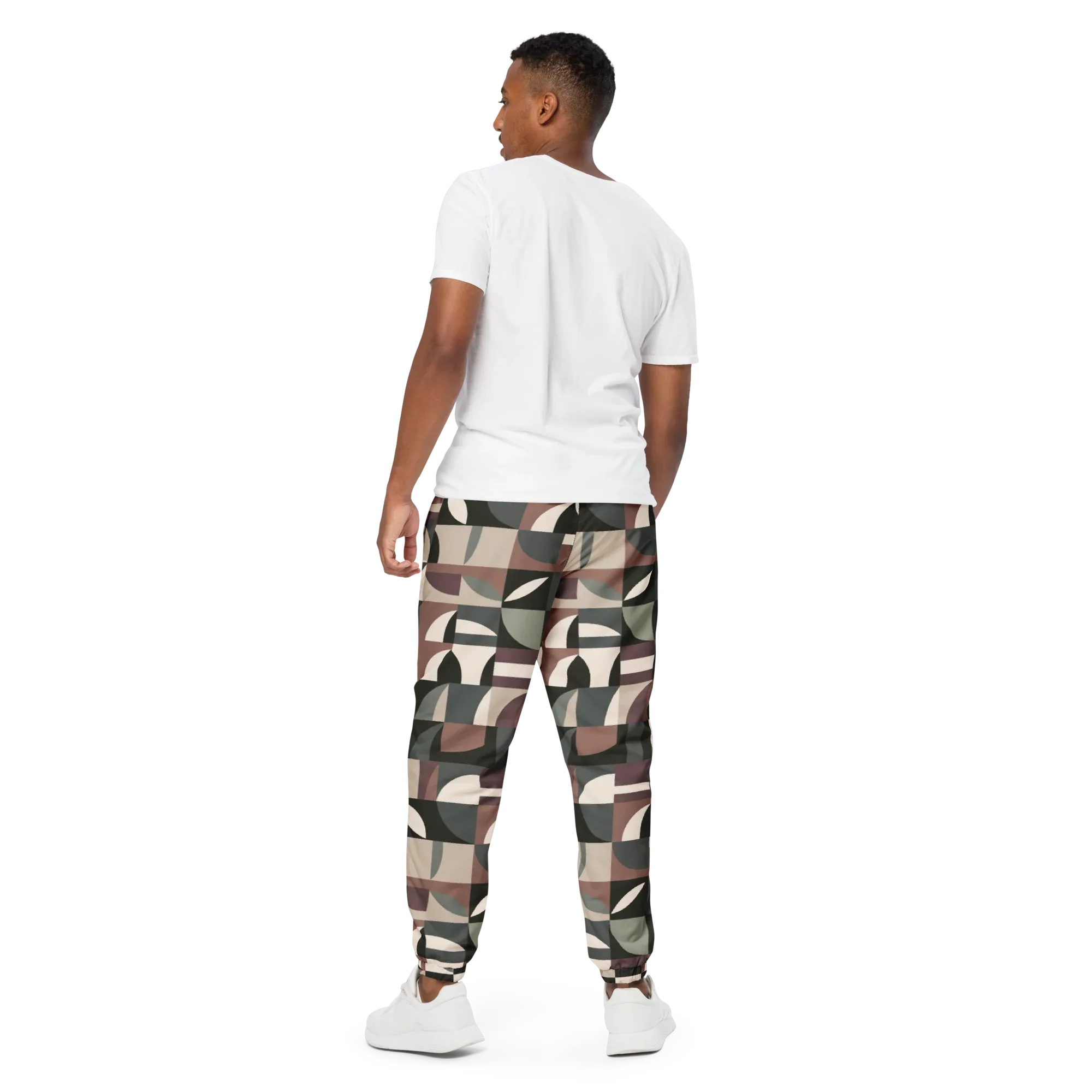 Unisex | Track Pants Track Pants AwRans Clothing all-over-print-unisex-track-pants-black-back-67523744cd3e5