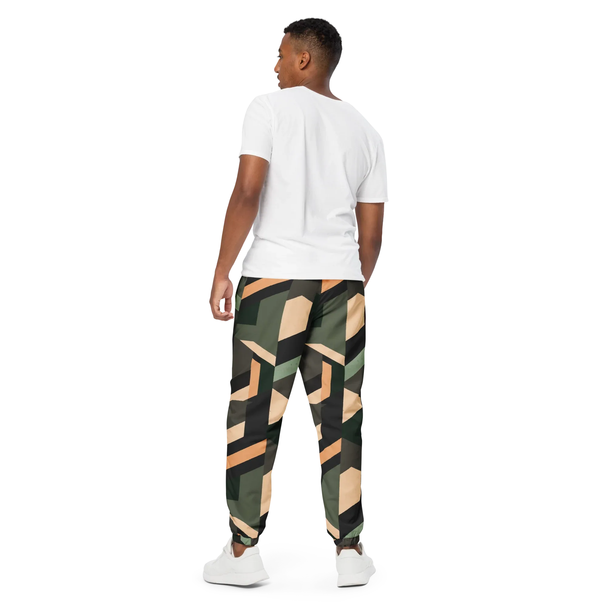 Unisex | Track Pants Track Pants AwRans Clothing all-over-print-unisex-track-pants-black-back-67523aeb8a581