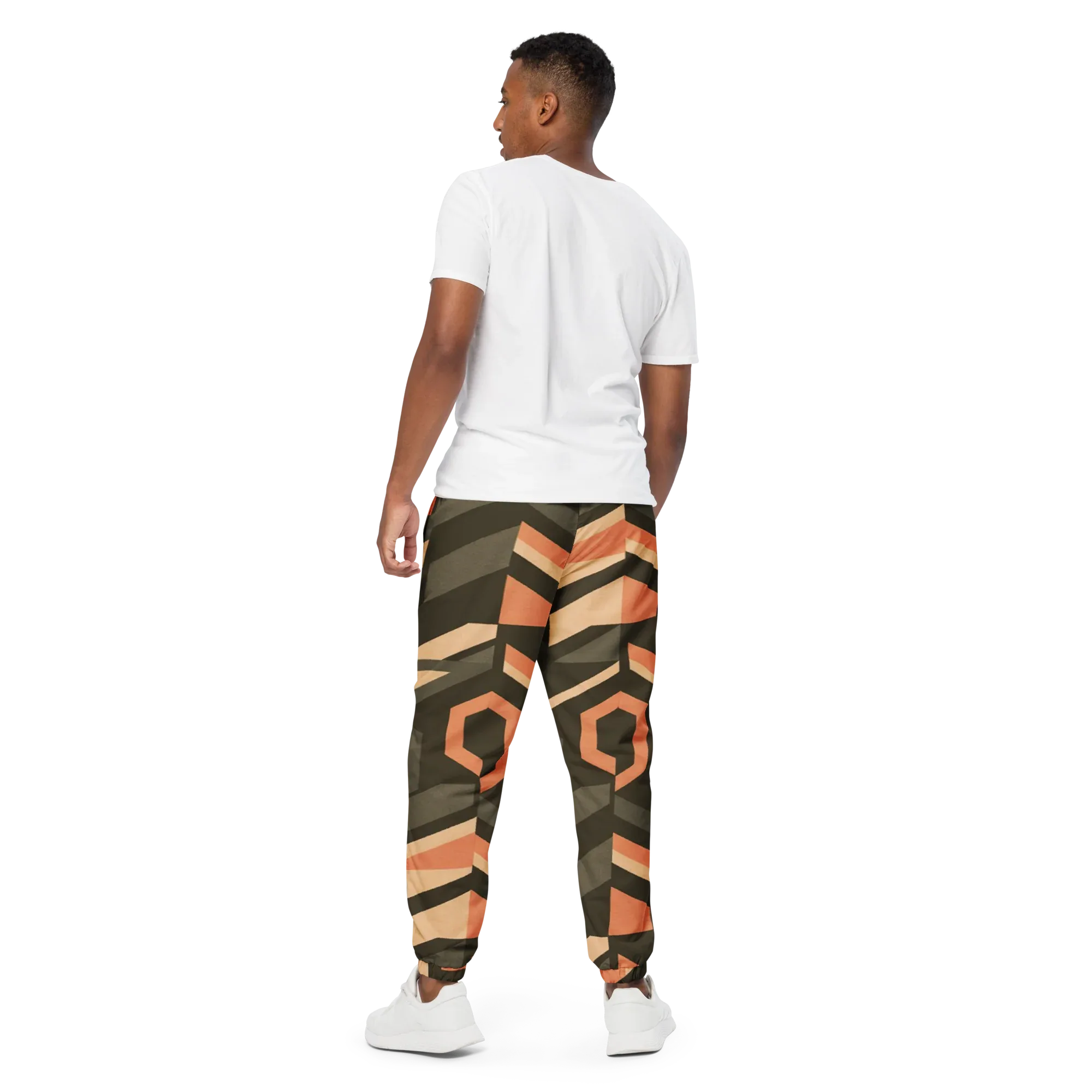 Unisex | Track Pants Track Pants AwRans Clothing all-over-print-unisex-track-pants-black-back-67523b26939e8
