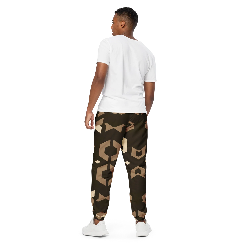 Unisex | Track Pants Track Pants AwRans Clothing all-over-print-unisex-track-pants-black-back-67523b7124e8e
