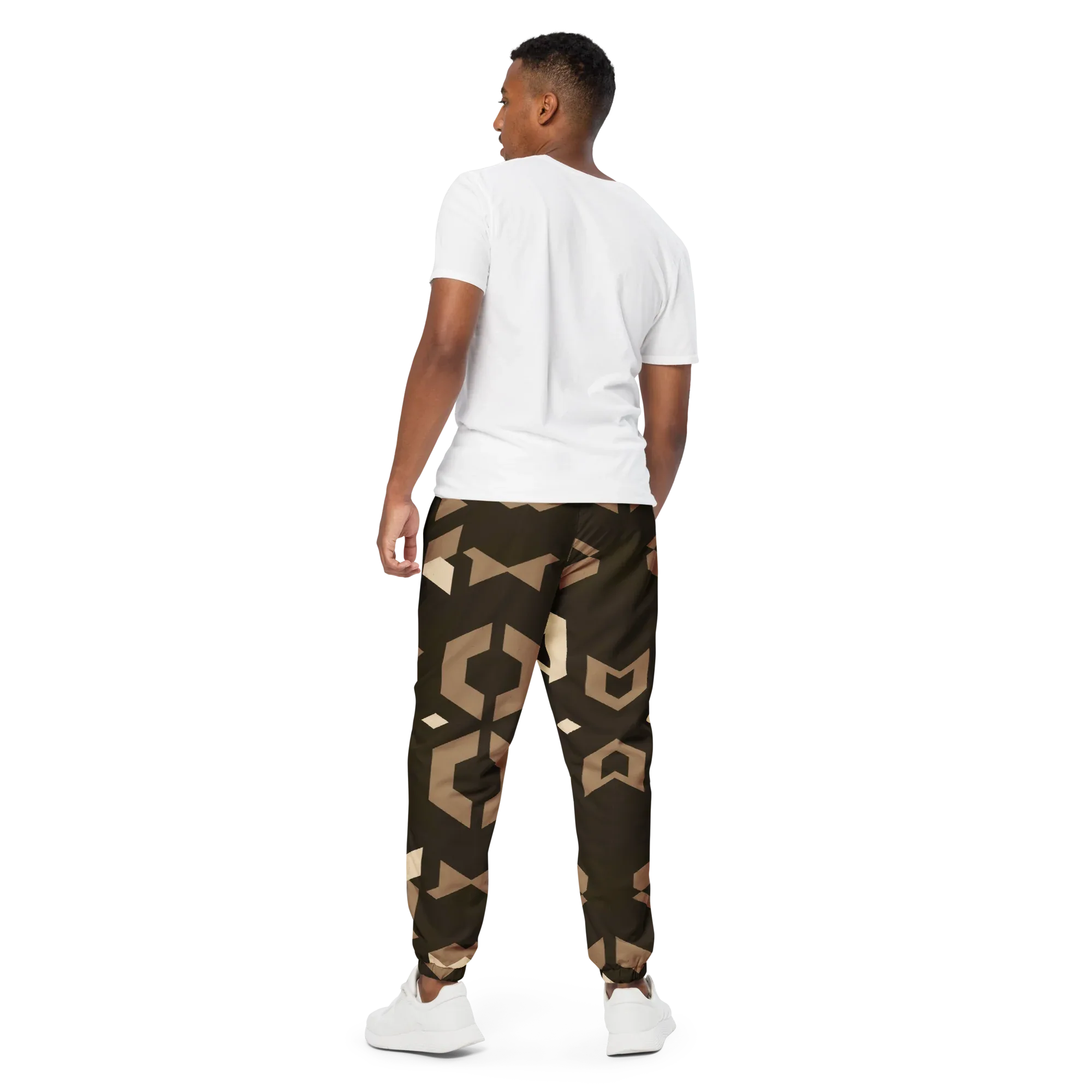 Unisex | Track Pants Track Pants AwRans Clothing all-over-print-unisex-track-pants-black-back-67523b7124e8e