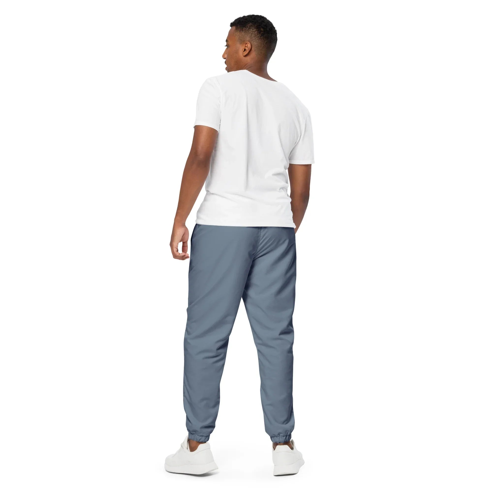 Unisex Track Pants Slate-Gray Track Pants AwRans Clothing all-over-print-unisex-track-pants-black-back-6790cb49a3d19
