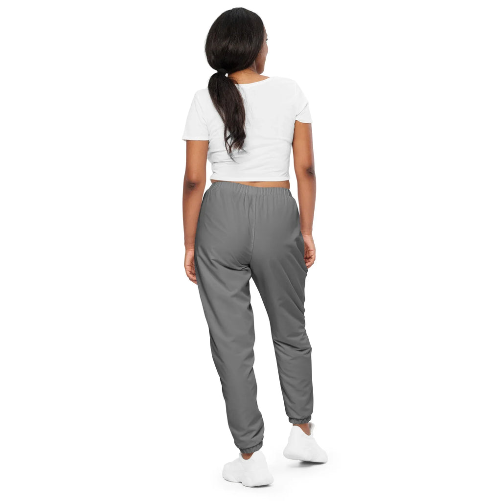 Unisex Track Pants Gray Track Pants AwRans Clothing all-over-print-unisex-track-pants-black-back-6790cb7844abe