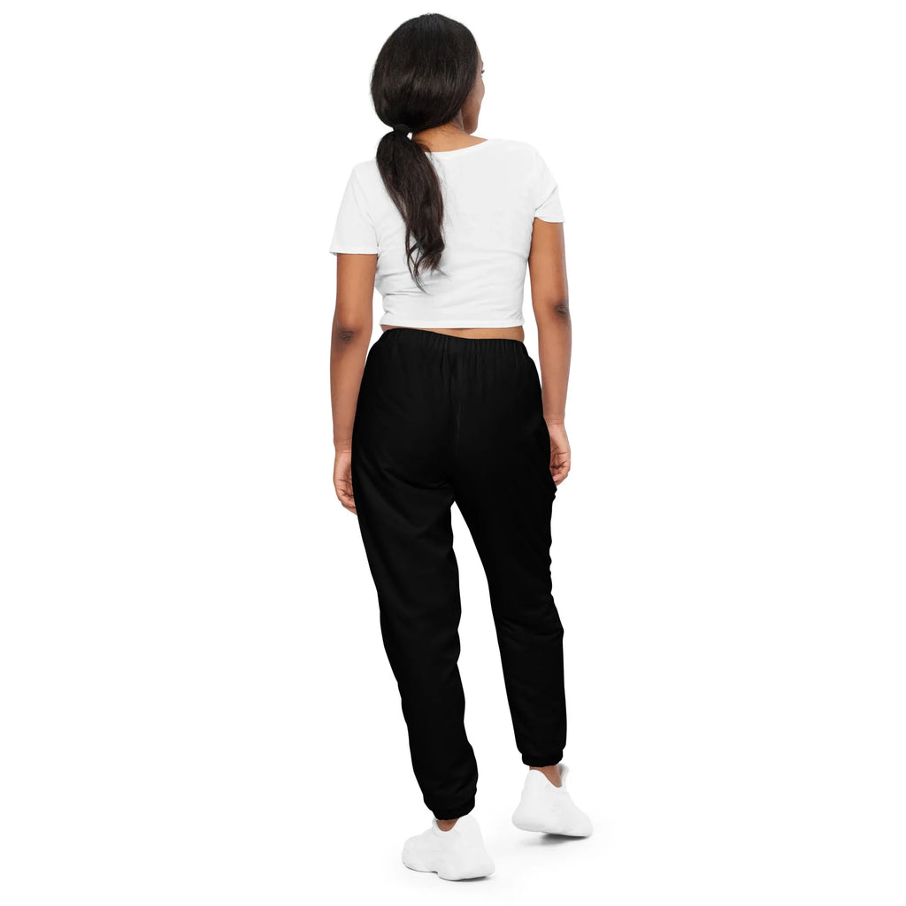 Unisex Track Pants BLACK Track Pants AwRans Clothing all-over-print-unisex-track-pants-black-back-6790eb294d187
