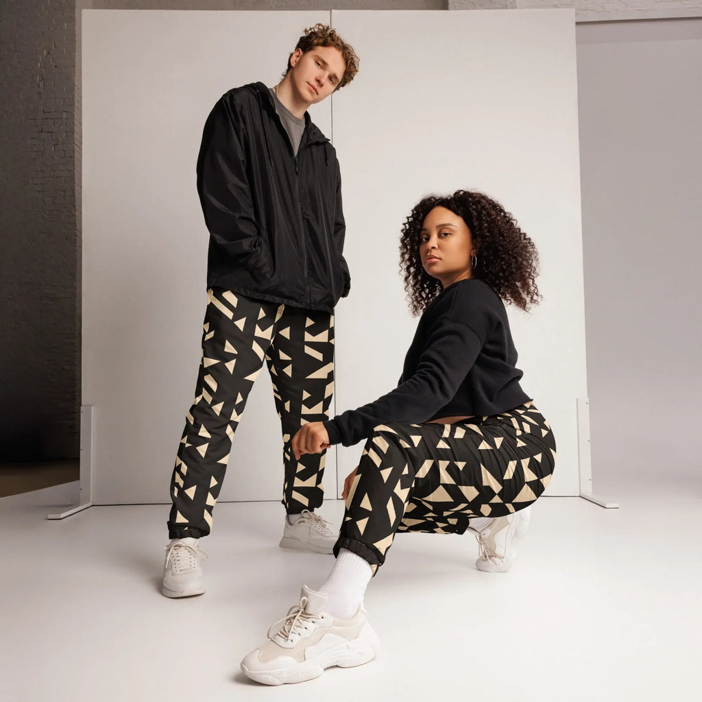 Unisex | Track Pants 3XL Track Pants AwRans Clothing all-over-print-unisex-track-pants-black-front-67522d2e33439