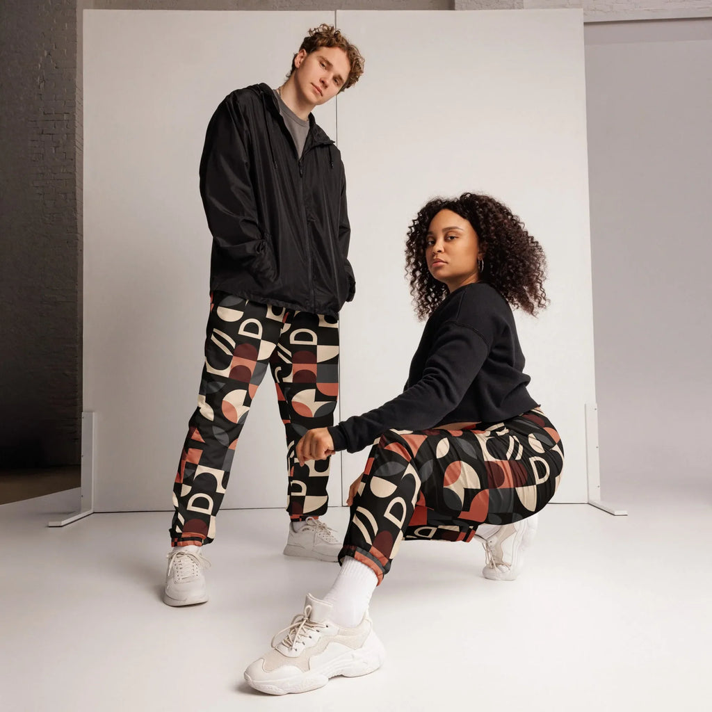 Unisex | Track Pants 3XL Track Pants AwRans Clothing all-over-print-unisex-track-pants-black-front-675230bda3d8b