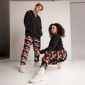 Unisex | Track Pants 3XL Track Pants AwRans Clothing all-over-print-unisex-track-pants-black-front-675230deb90c0