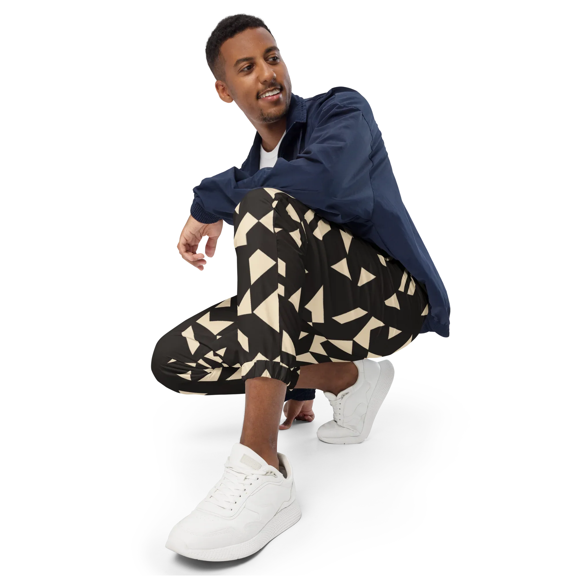 Unisex | Track Pants Track Pants AwRans Clothing all-over-print-unisex-track-pants-black-front-6752349031398