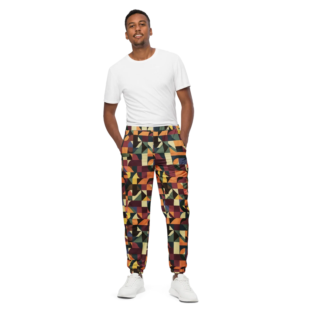 Unisex | Track Pants Track Pants AwRans Clothing all-over-print-unisex-track-pants-black-front-675235e077bee