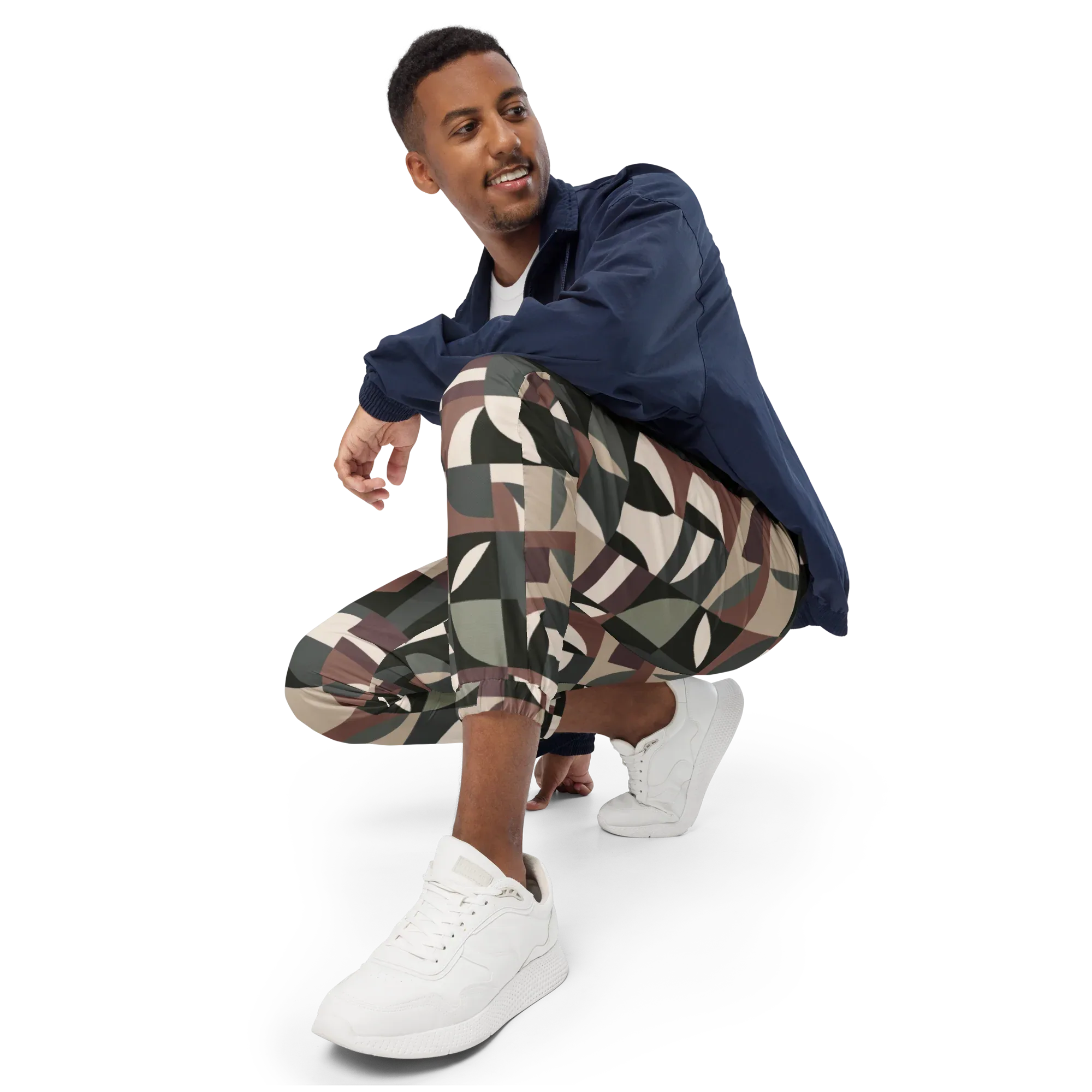 Unisex | Track Pants Track Pants AwRans Clothing all-over-print-unisex-track-pants-black-front-67523744cd1ad