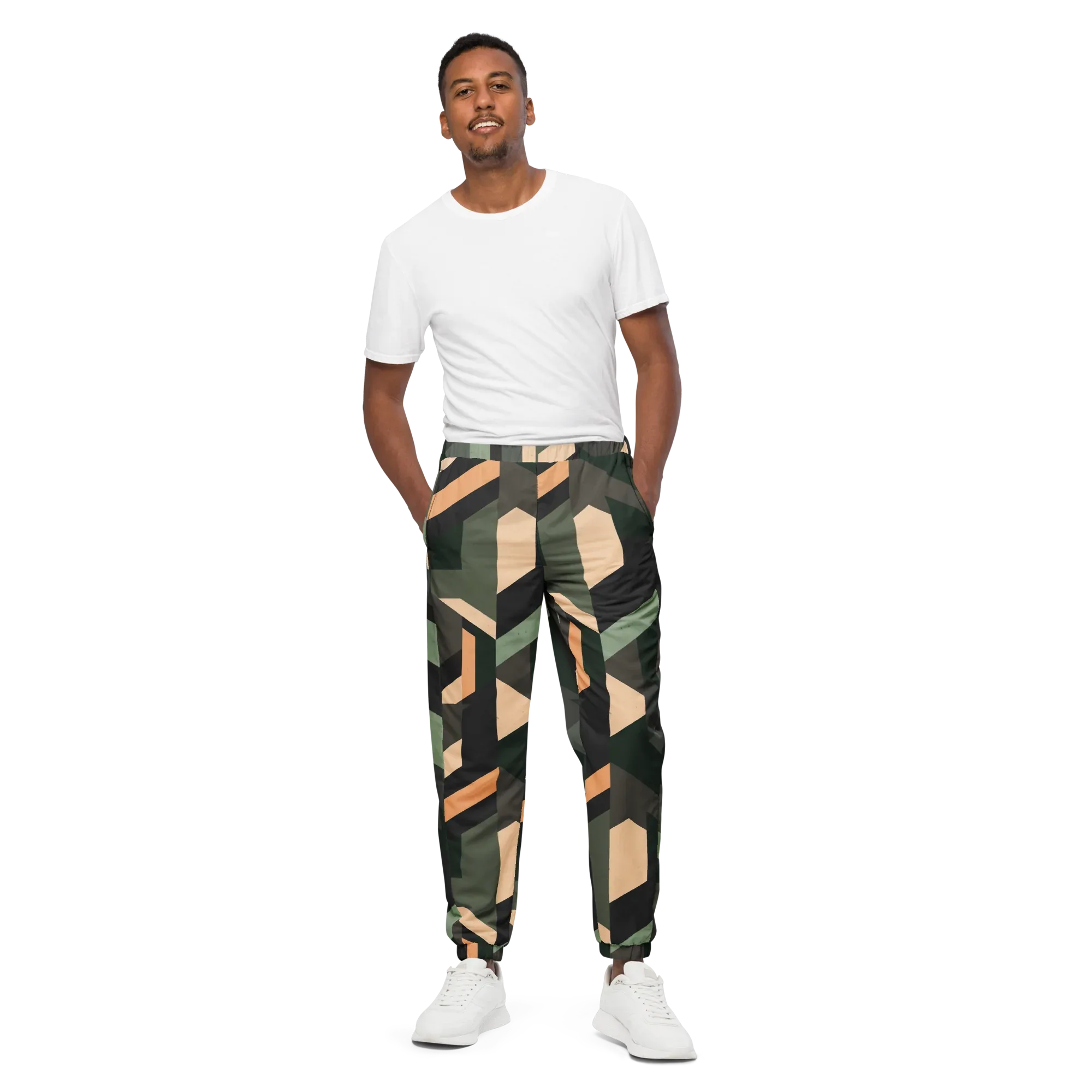Unisex | Track Pants Track Pants AwRans Clothing all-over-print-unisex-track-pants-black-front-67523aeb8a003