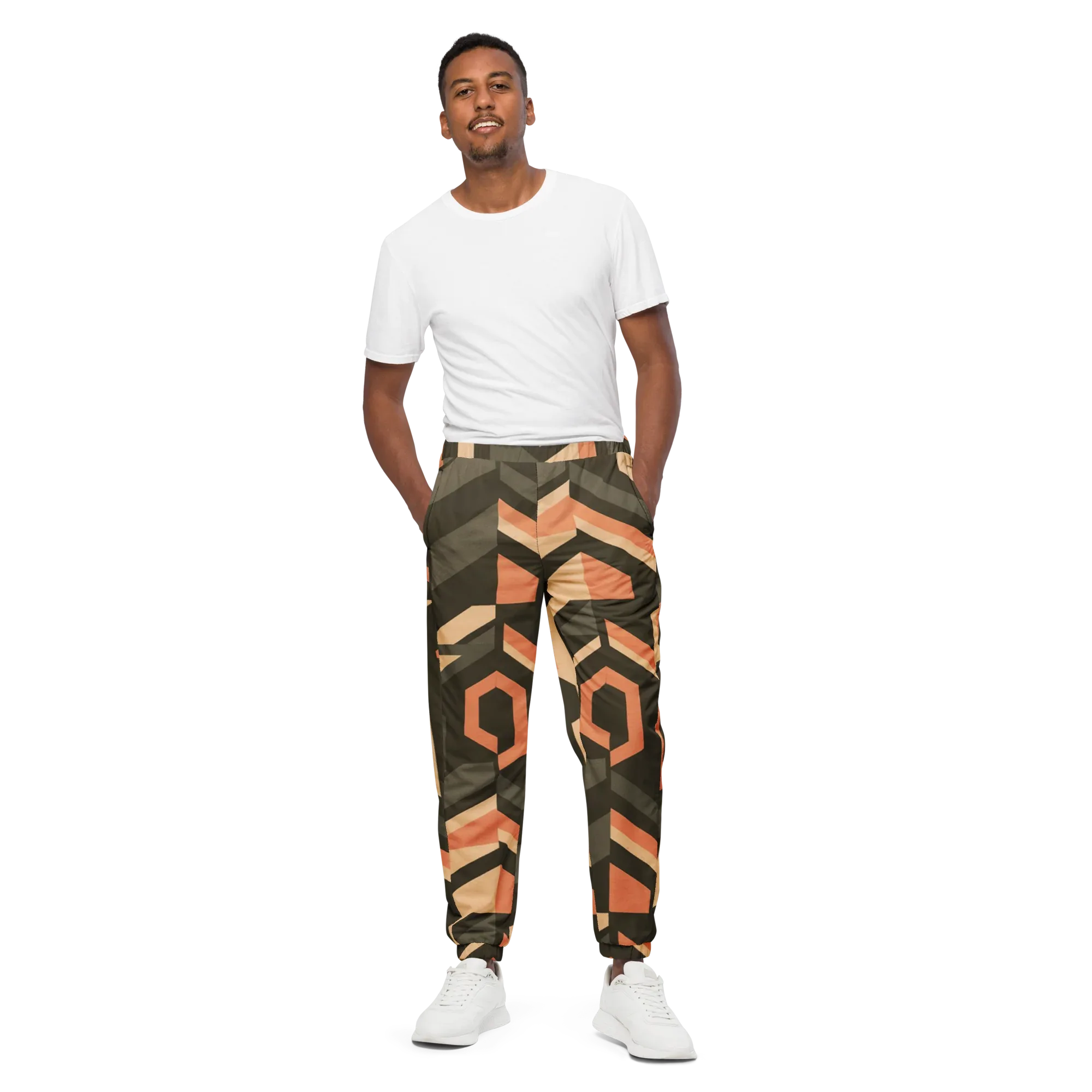 Unisex | Track Pants Track Pants AwRans Clothing all-over-print-unisex-track-pants-black-front-67523b2693704