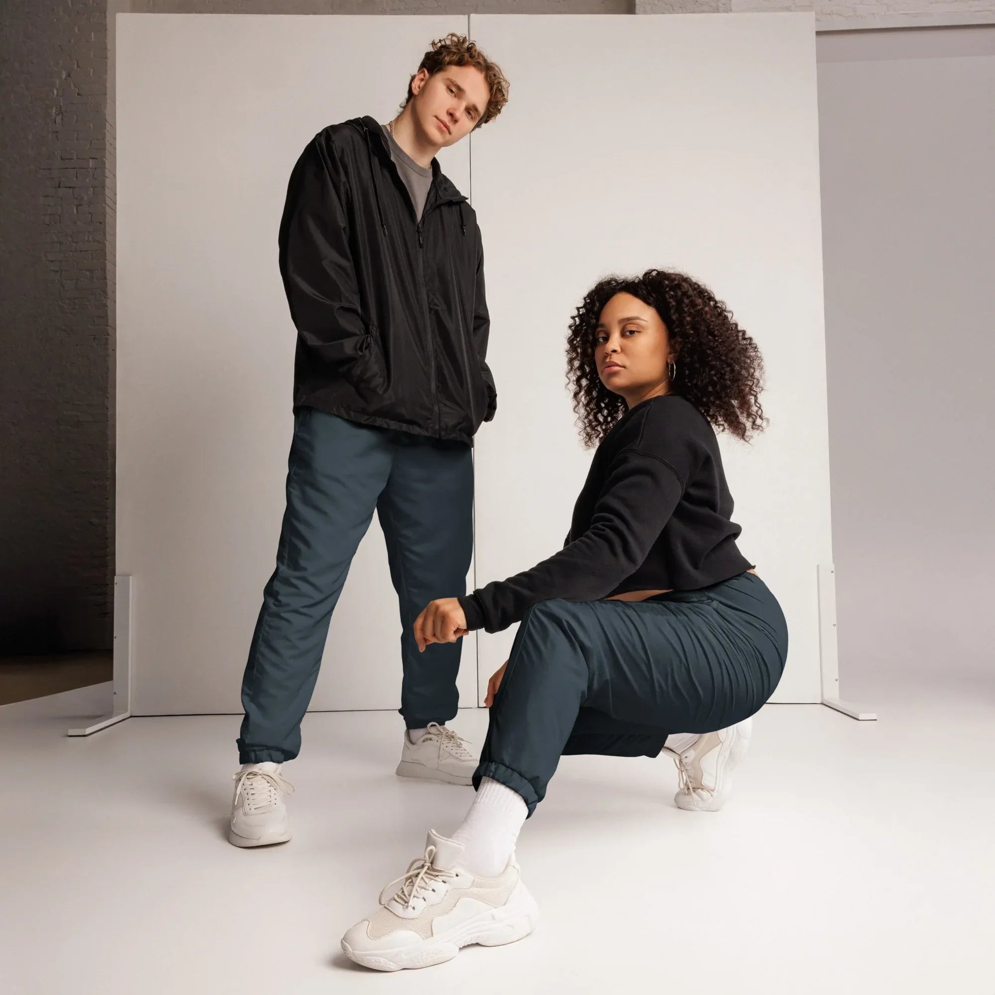 Unisex Track Pants Charcoal - AwRans Clothing