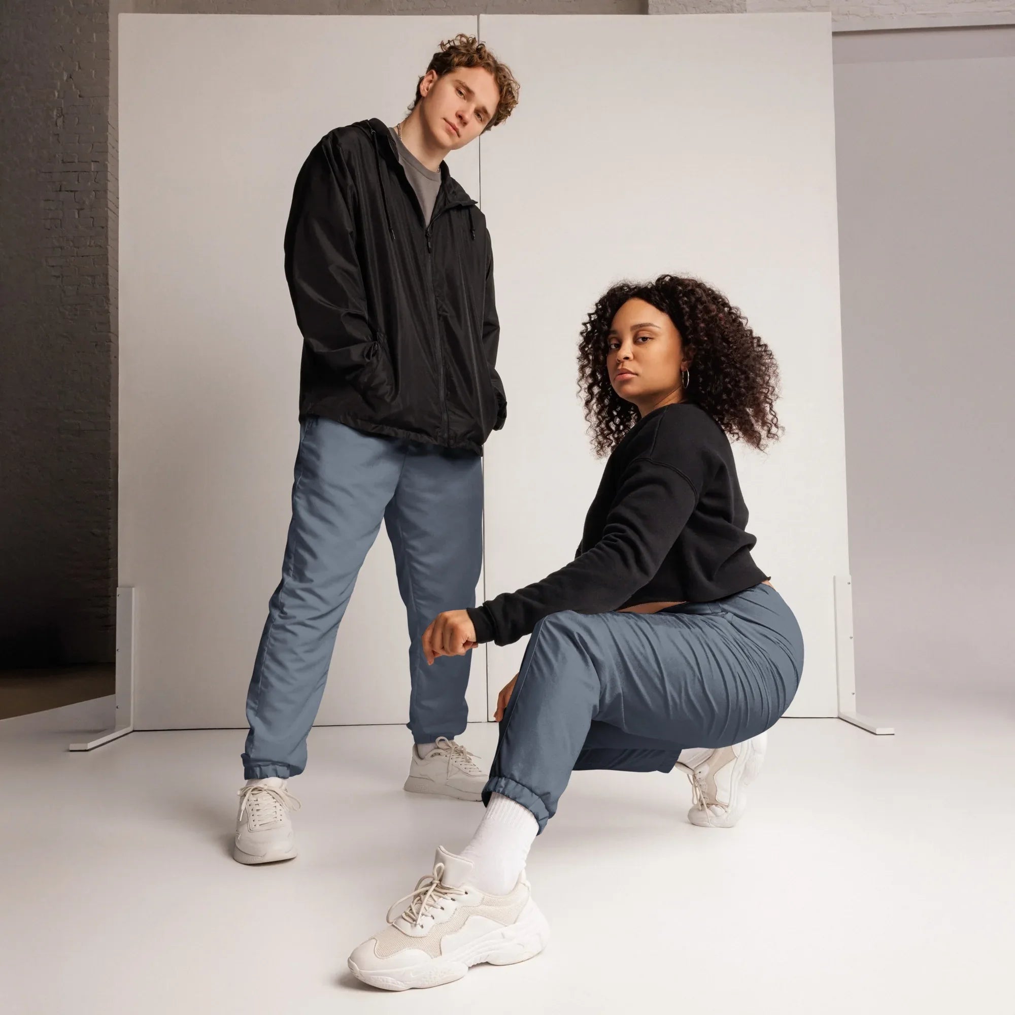 Unisex Track Pants Slate-Gray - AwRans Clothing