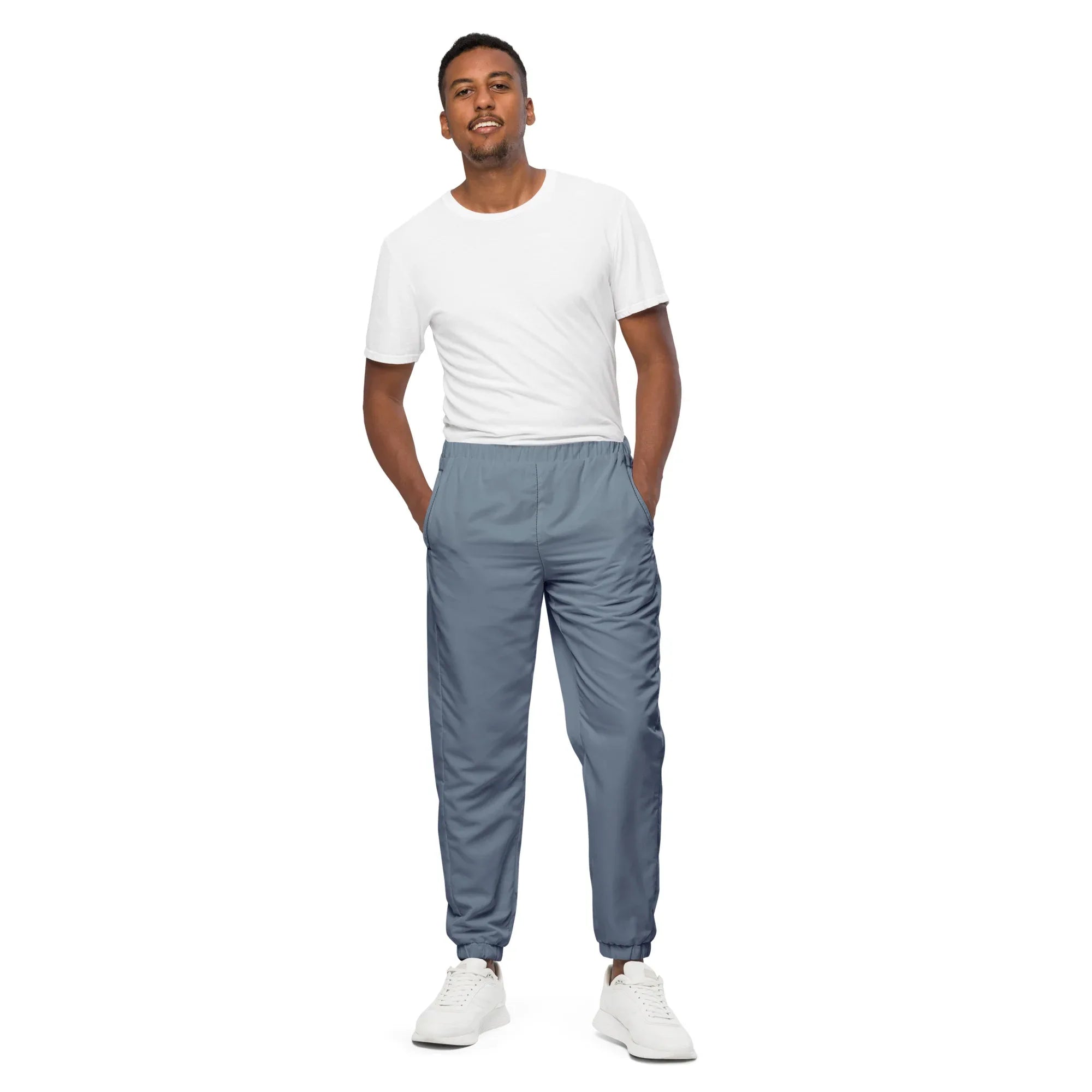 Unisex Track Pants Slate-Gray Track Pants AwRans Clothing all-over-print-unisex-track-pants-black-front-6790cb49a421a