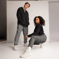 Unisex Track Pants Gray 3XL Track Pants AwRans Clothing all-over-print-unisex-track-pants-black-front-6790cb7843fa9