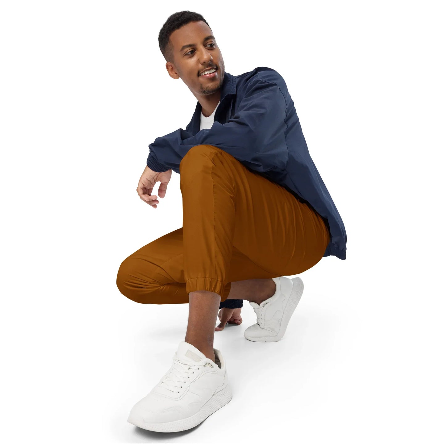 Unisex Track Pants Brown-Orange - AwRans Clothing