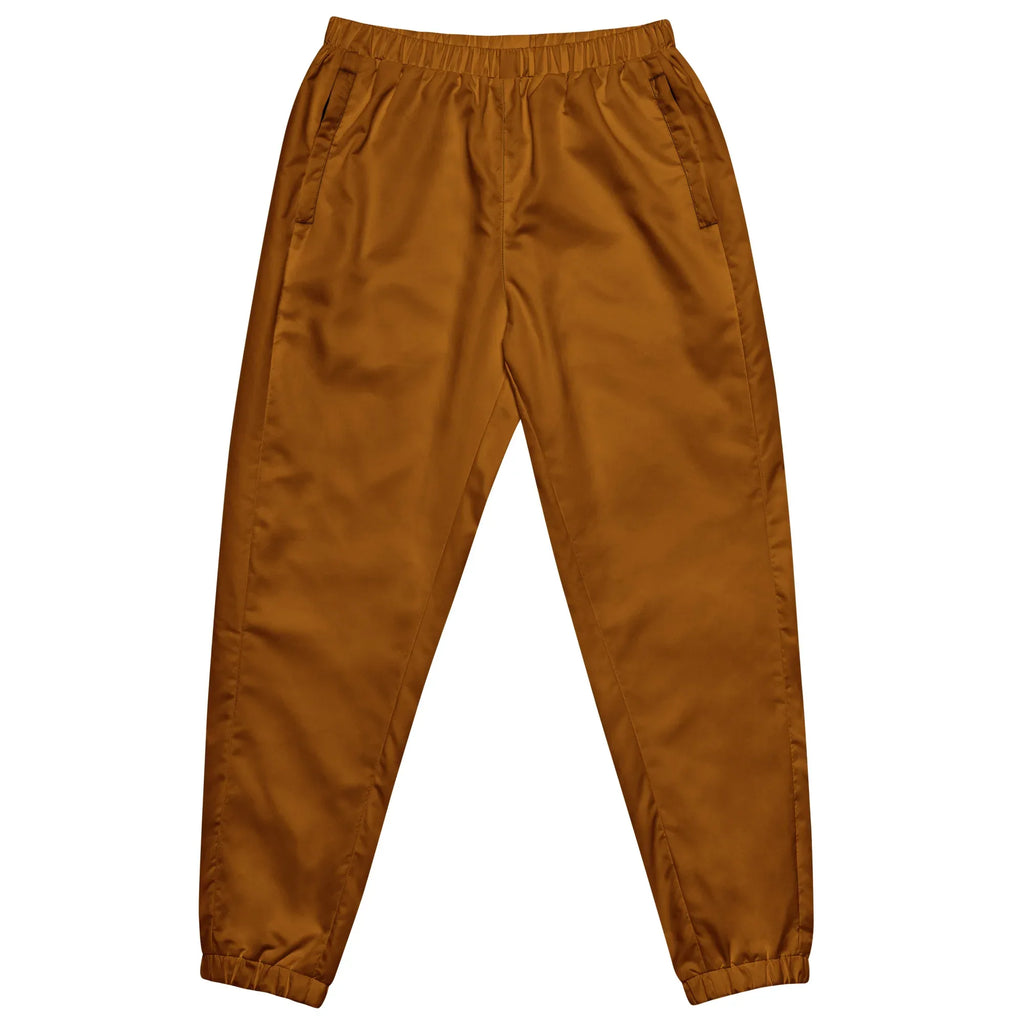 Unisex Track Pants Brown-Orange Track Pants AwRans Clothing all-over-print-unisex-track-pants-black-front-6790cba0eb411