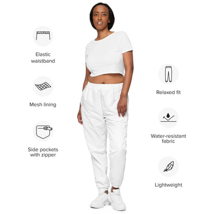 Unisex Track Pants White - AwRans Clothing