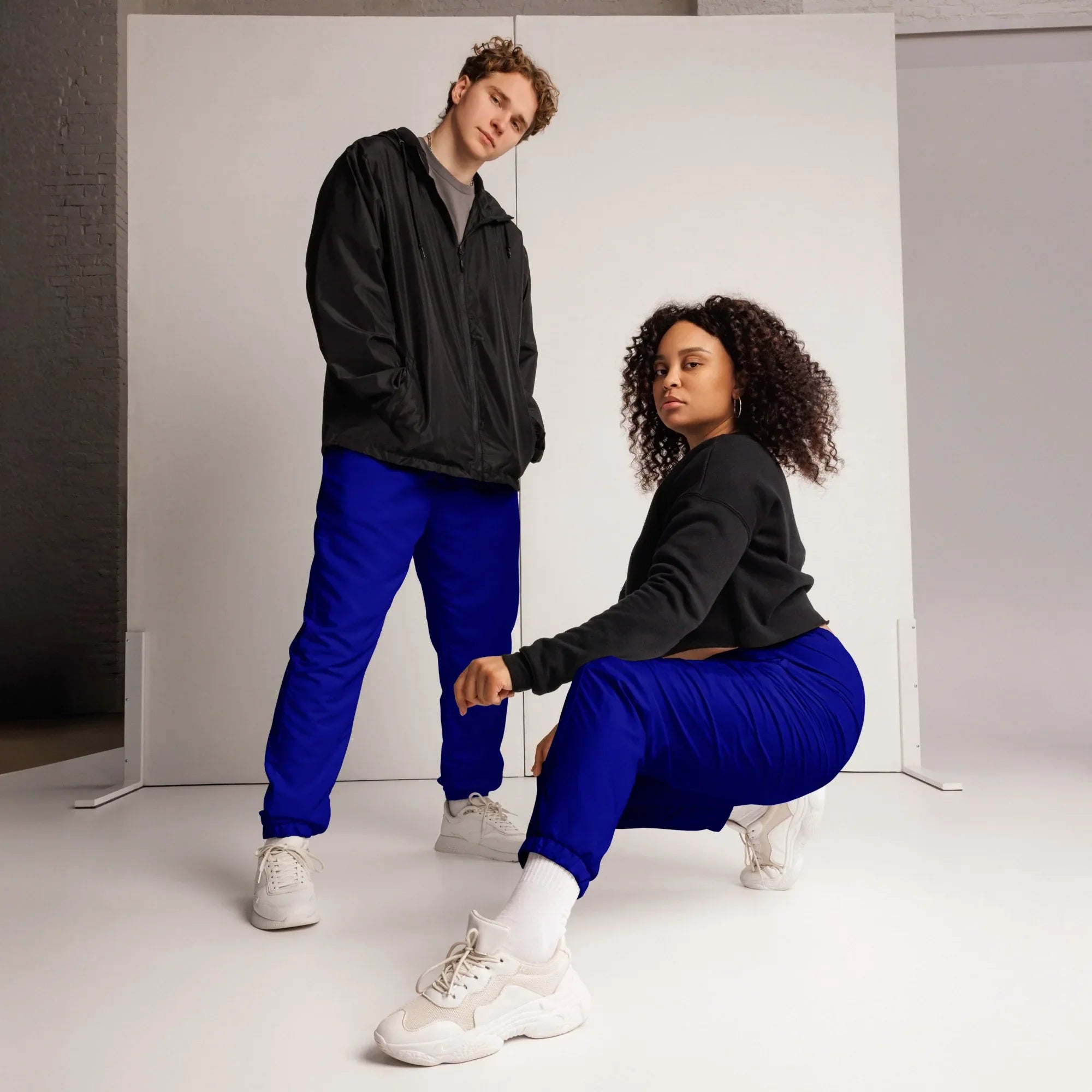 Unisex Track Pants Dark-Blue - AwRans Clothing