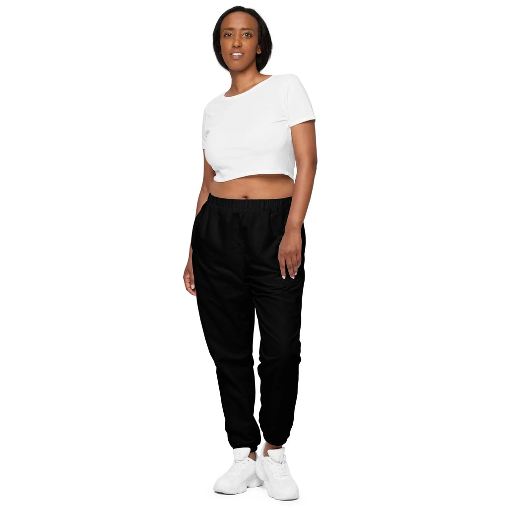 Unisex Track Pants BLACK Track Pants AwRans Clothing all-over-print-unisex-track-pants-black-front-6790eb294cd98