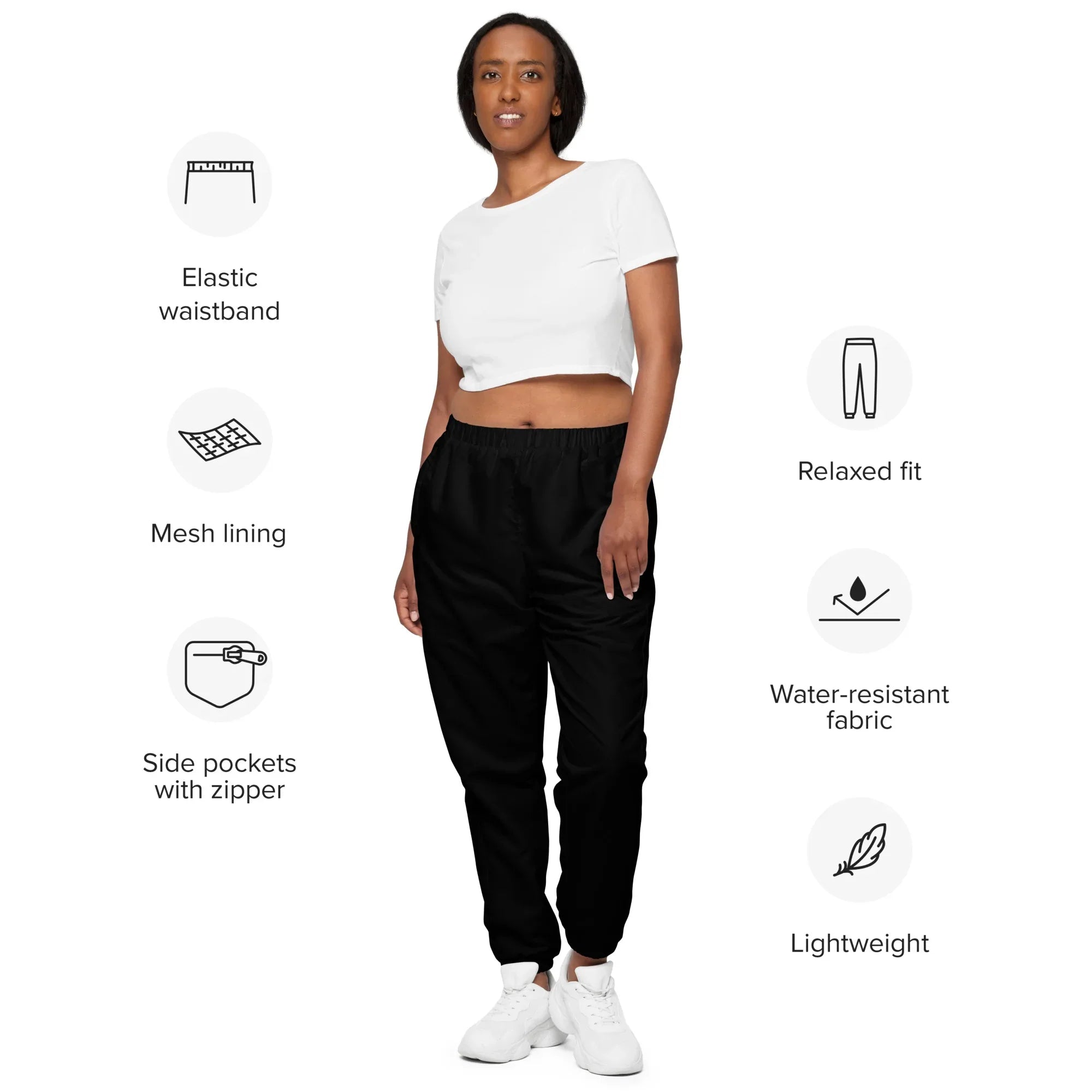 Unisex Track Pants BLACK Track Pants AwRans Clothing all-over-print-unisex-track-pants-black-front-6790eb294cf7b