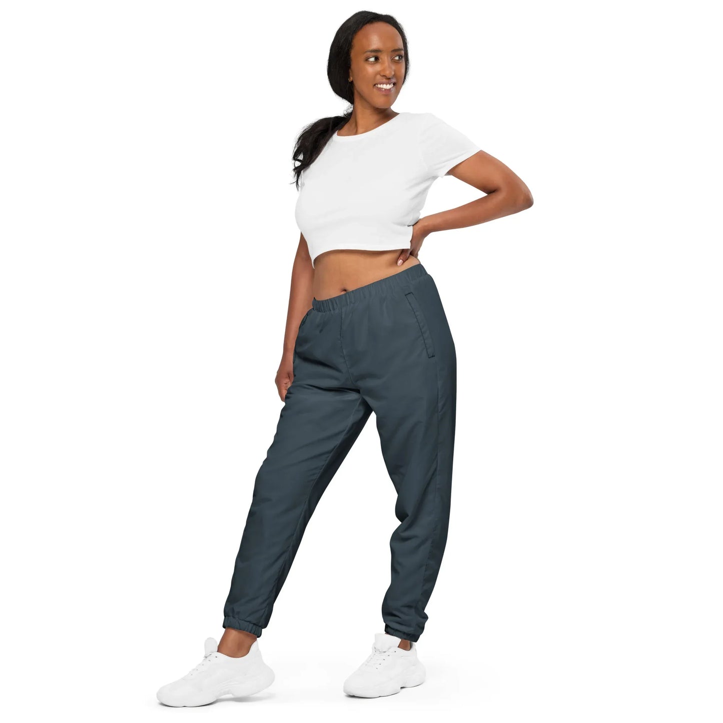 Unisex Track Pants Charcoal - AwRans Clothing