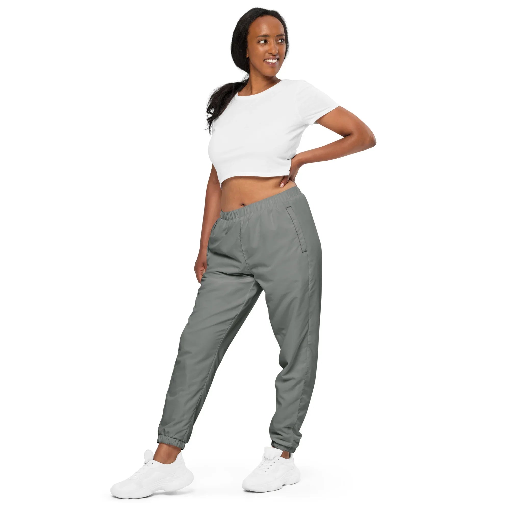Unisex Track Pants Smoke Track Pants AwRans Clothing all-over-print-unisex-track-pants-black-left-front-6790e8a6c2d61