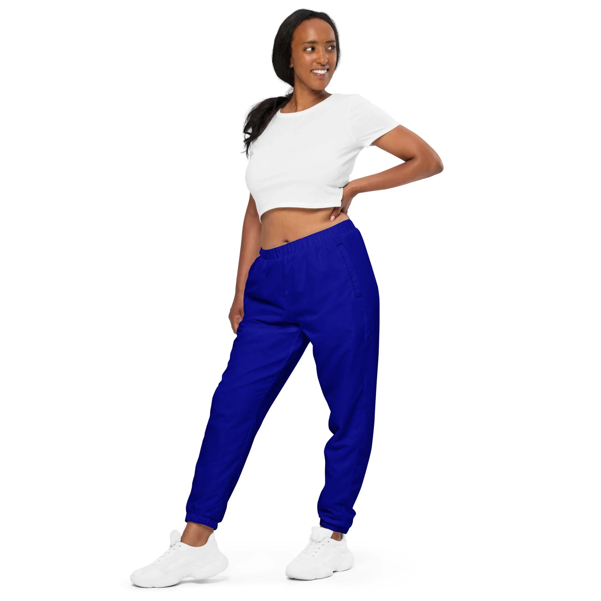 Unisex Track Pants Dark-Blue - AwRans Clothing