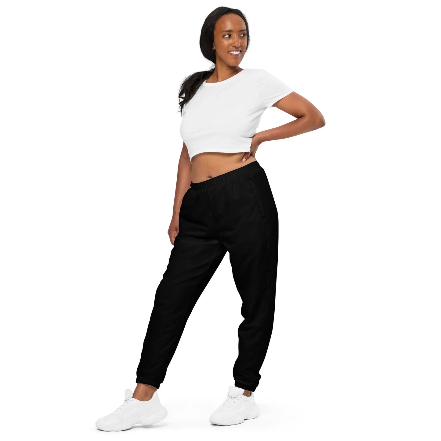 Unisex Track Pants BLACK - AwRans Clothing