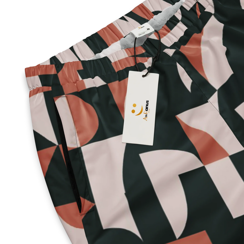 Unisex | Track Pants Track Pants AwRans Clothing all-over-print-unisex-track-pants-black-product-details-6752355a2f812