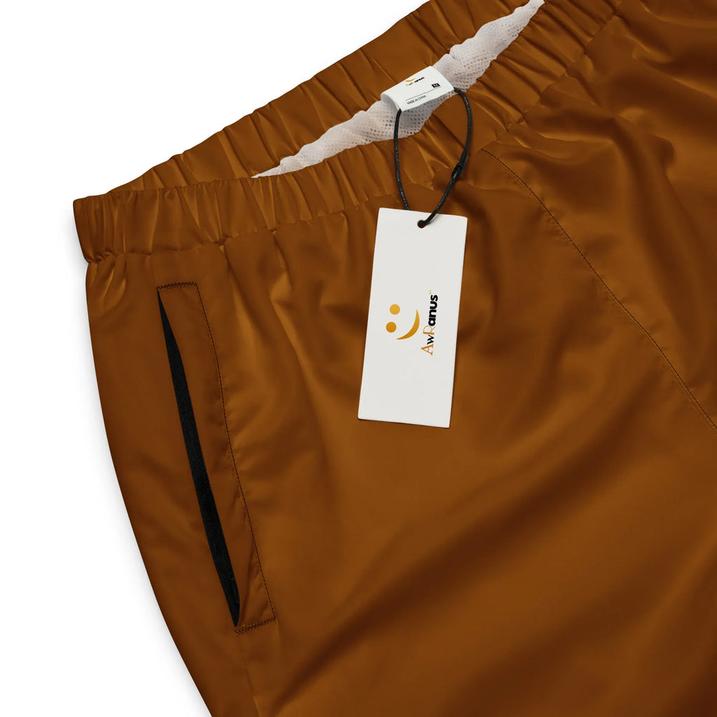 Unisex Track Pants Brown-Orange Track Pants AwRans Clothing all-over-print-unisex-track-pants-black-product-details-6790cba0eb17e