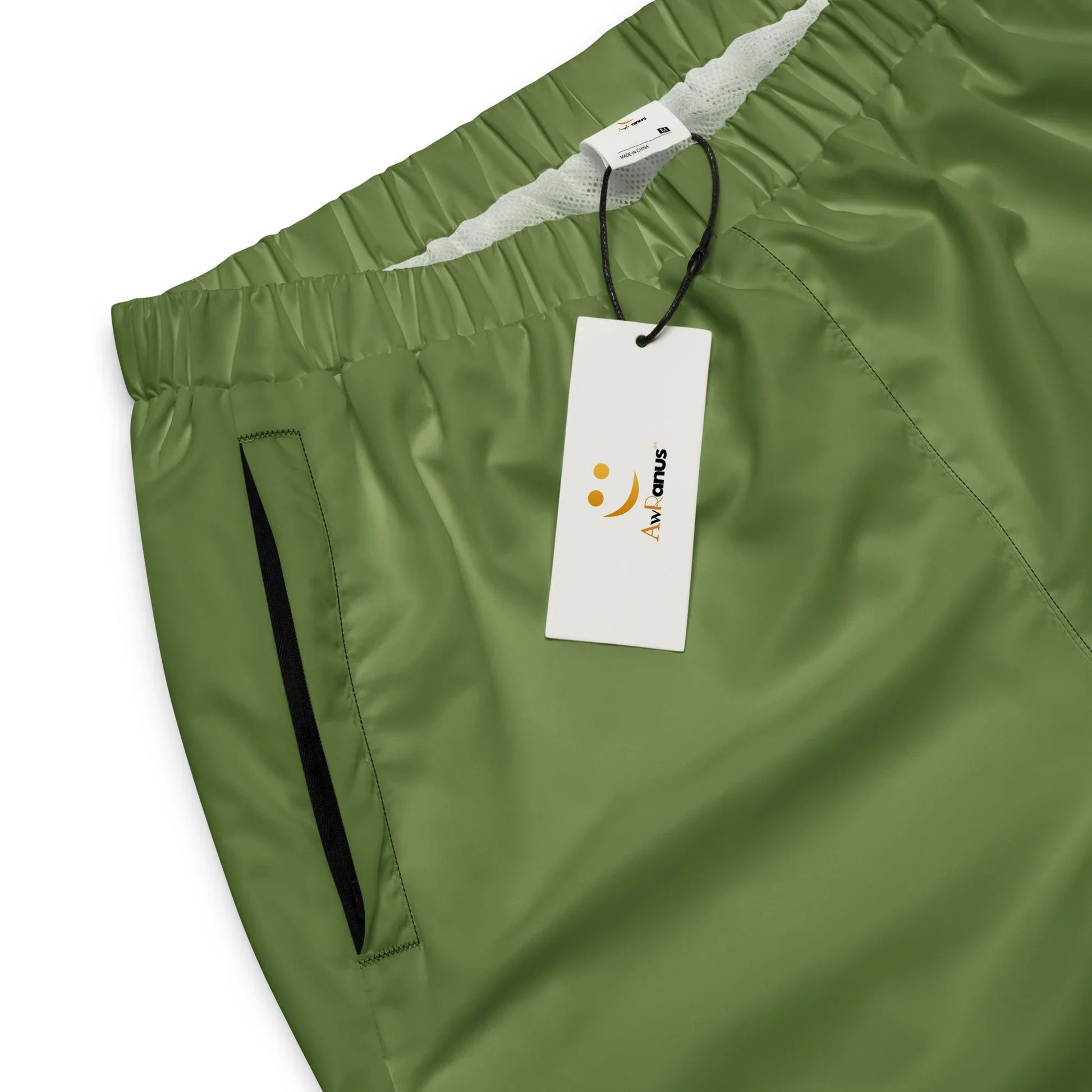 Unisex Track Pants Sage-Green - AwRans Clothing