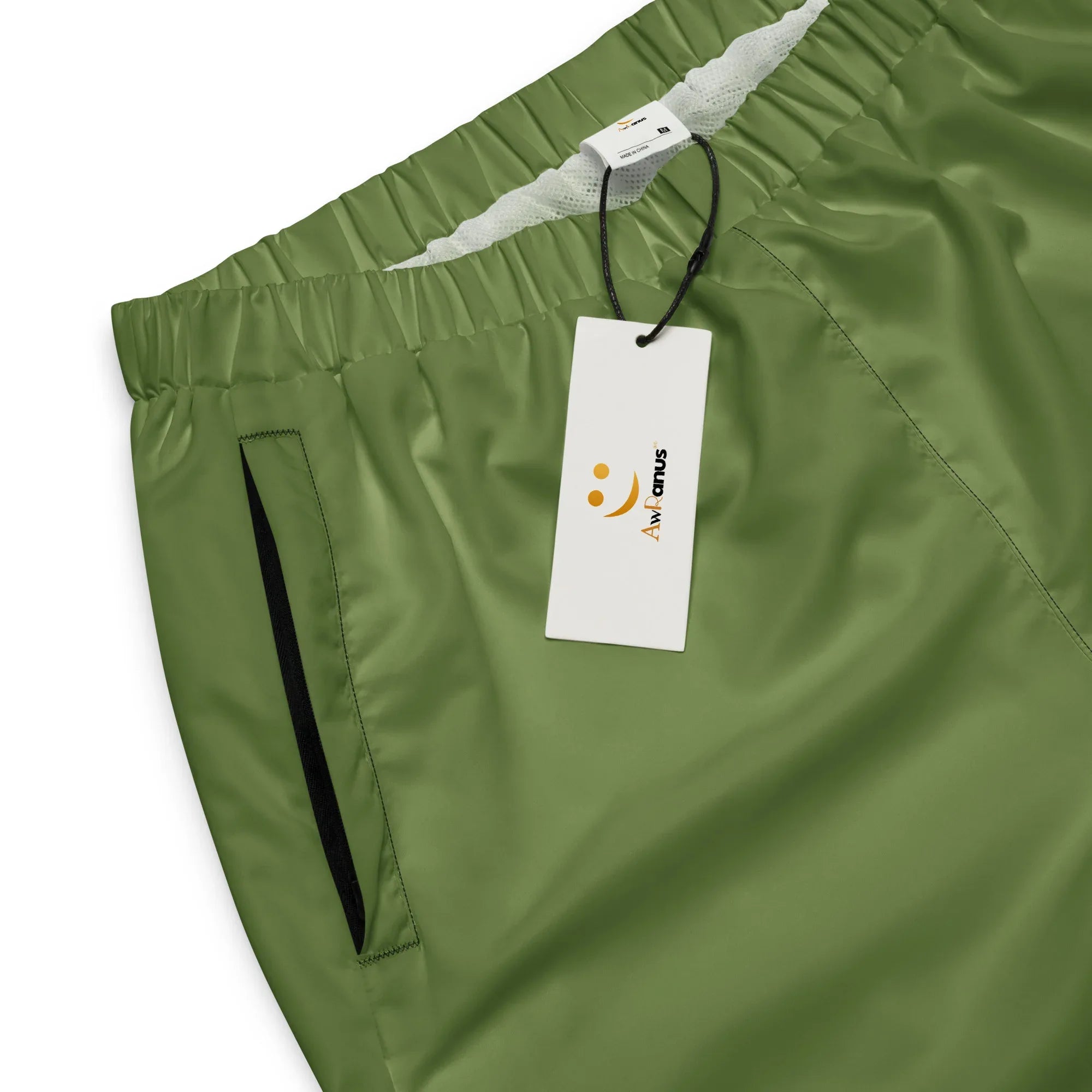 Unisex Track Pants Sage-Green Track Pants AwRans Clothing all-over-print-unisex-track-pants-black-product-details-6790e95ce264d