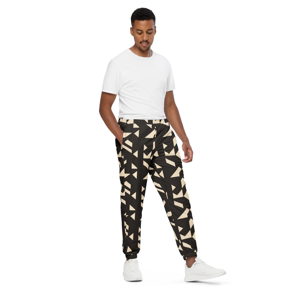 Unisex | Track Pants Track Pants AwRans Clothing all-over-print-unisex-track-pants-black-right-front-67523490312b5