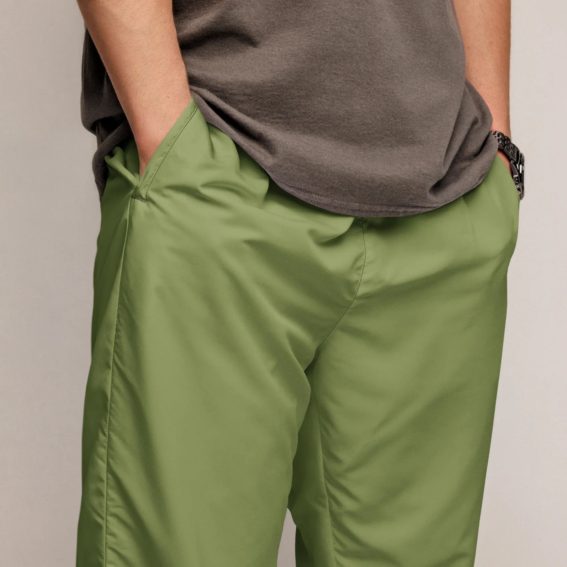 Unisex Track Pants Sage-Green - AwRans Clothing