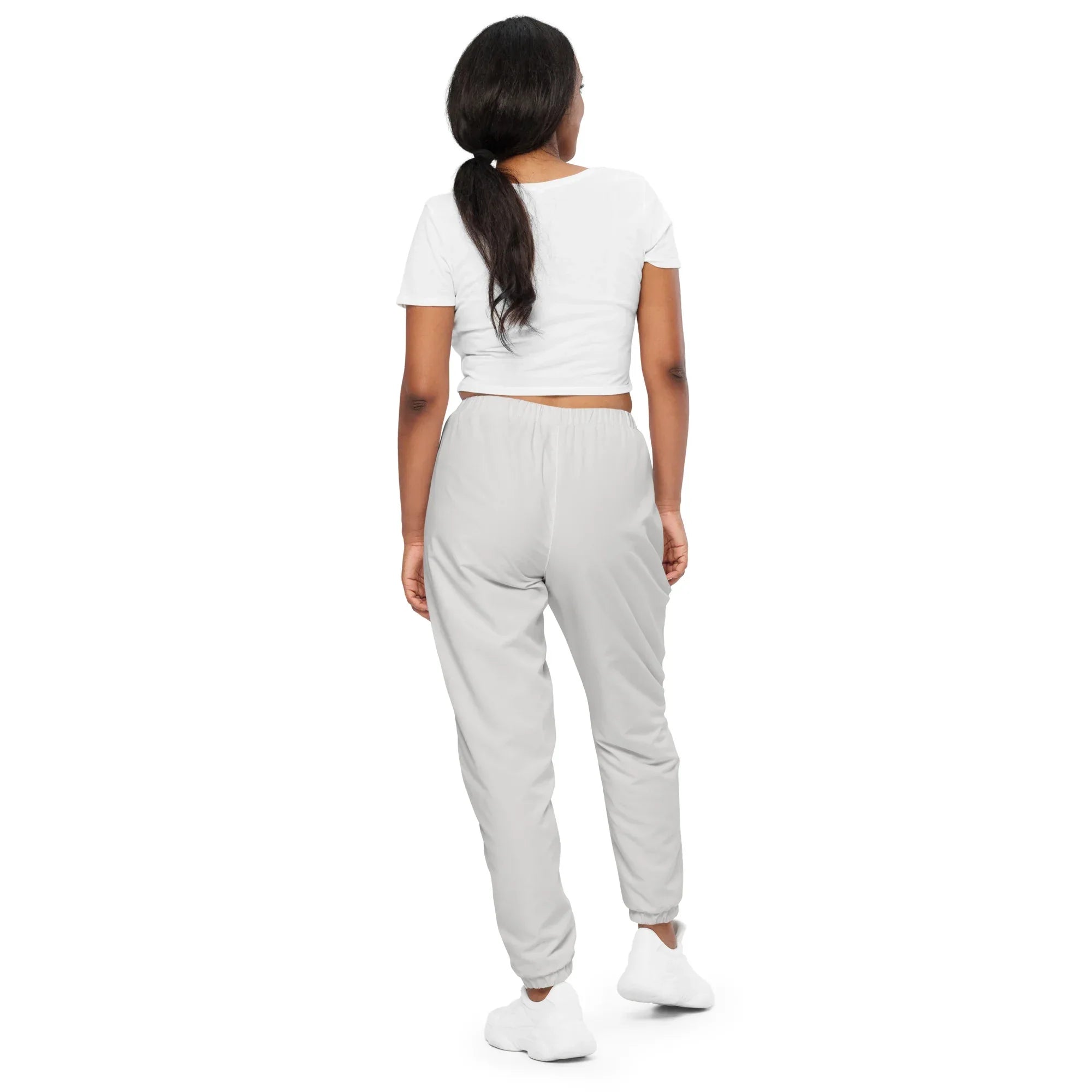 Unisex Track Pants Platinum Track Pants AwRans Clothing all-over-print-unisex-track-pants-white-back-6790cbc60882c