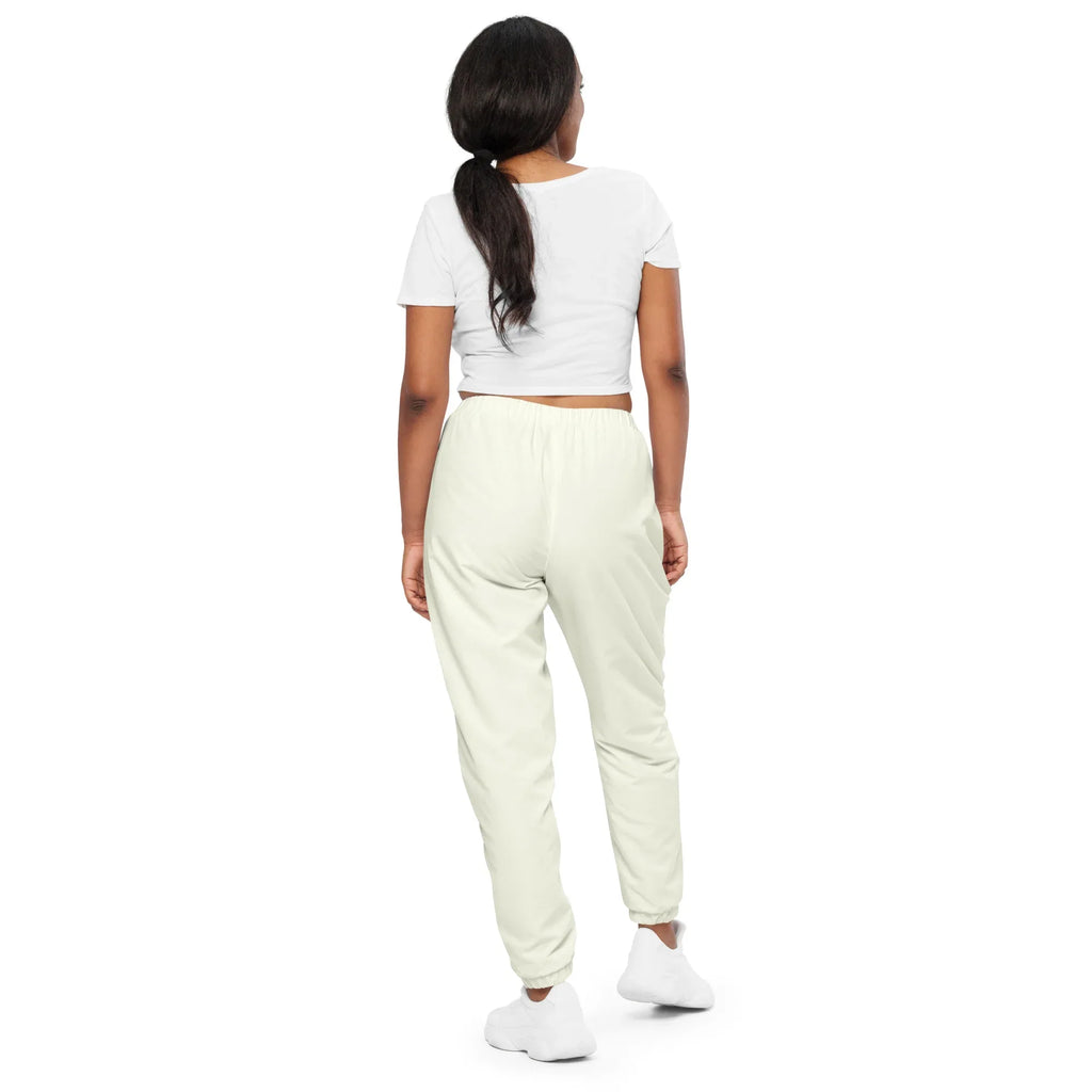 Unisex Track Pants Ivory Track Pants AwRans Clothing all-over-print-unisex-track-pants-white-back-6790da70ecbec