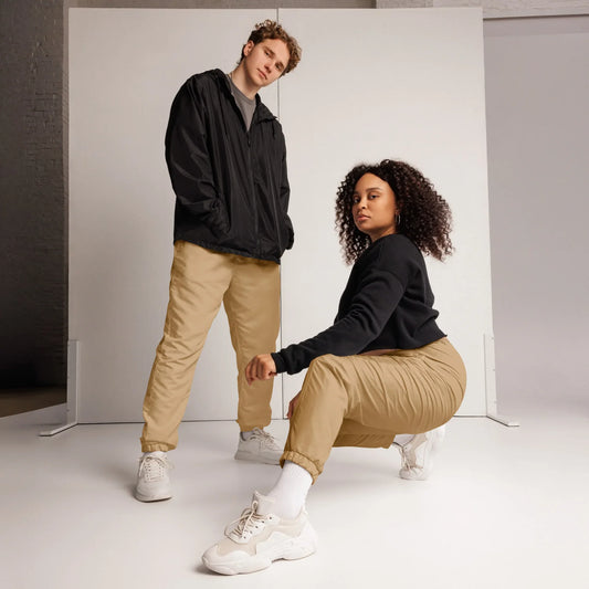 Unisex Track Pants Tan - AwRans Clothing