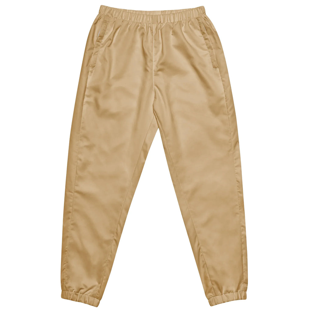 Unisex Track Pants Tan Track Pants AwRans Clothing all-over-print-unisex-track-pants-white-front-6790cb26aad0d